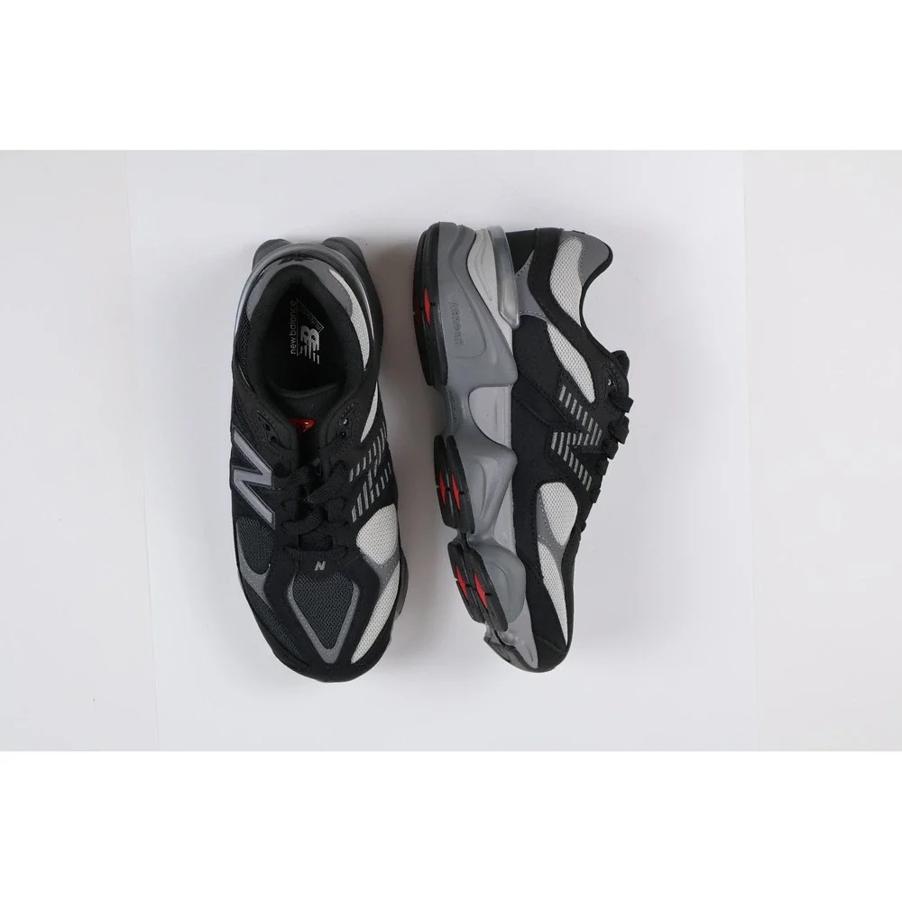 New Balance Sneaker 9060 Black Grey Mesh 7 NEW 150